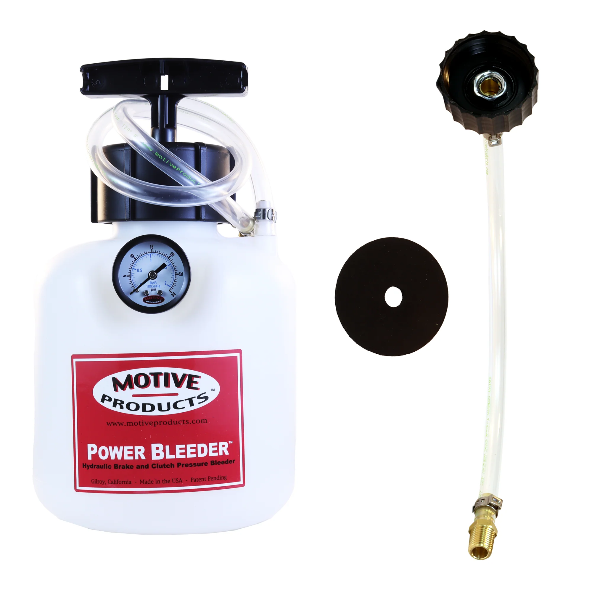 0112 Tilton Power Bleeder Kit – 2 Qt Black Label w/ Tilton Adapter