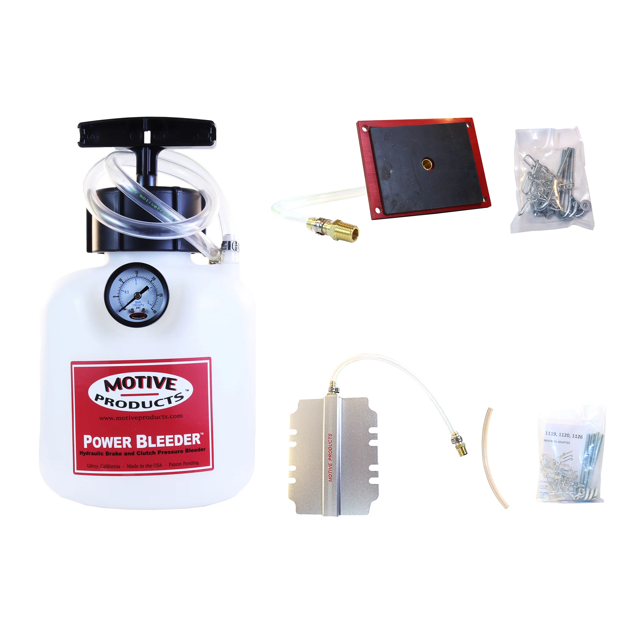 0120 GM Bi-Level Brake Bleeder Kit – Front & Rear Adapters