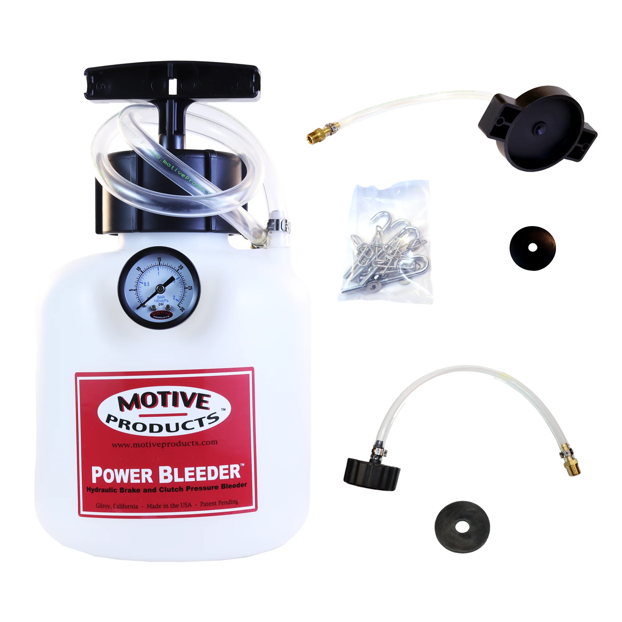 0251 Import Power Bleeder Kit – 2 Qt with Three Adapters