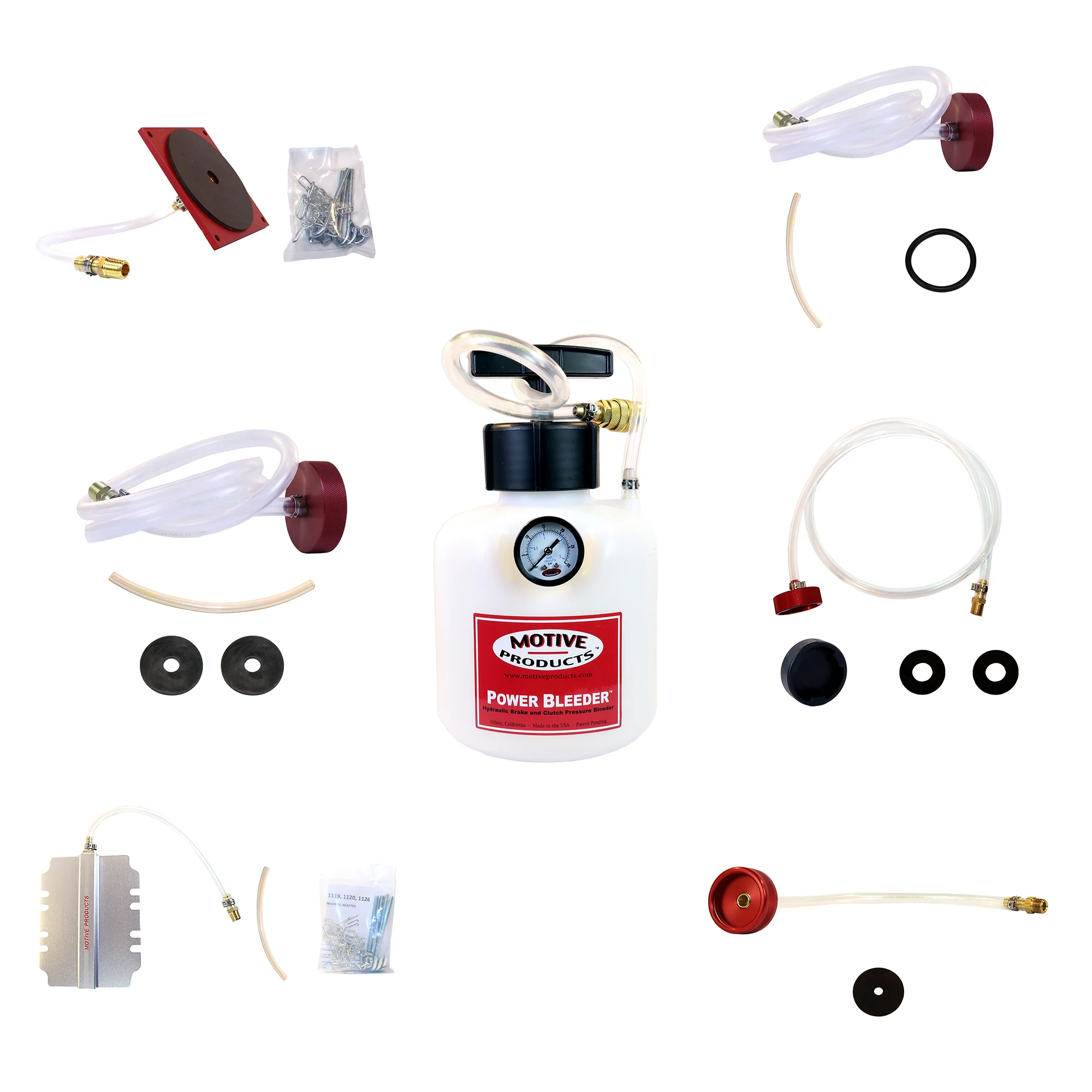 0290 Heavy Metal XLT Power Bleeder Kit – 2 Qt + 6 Metal Adapters