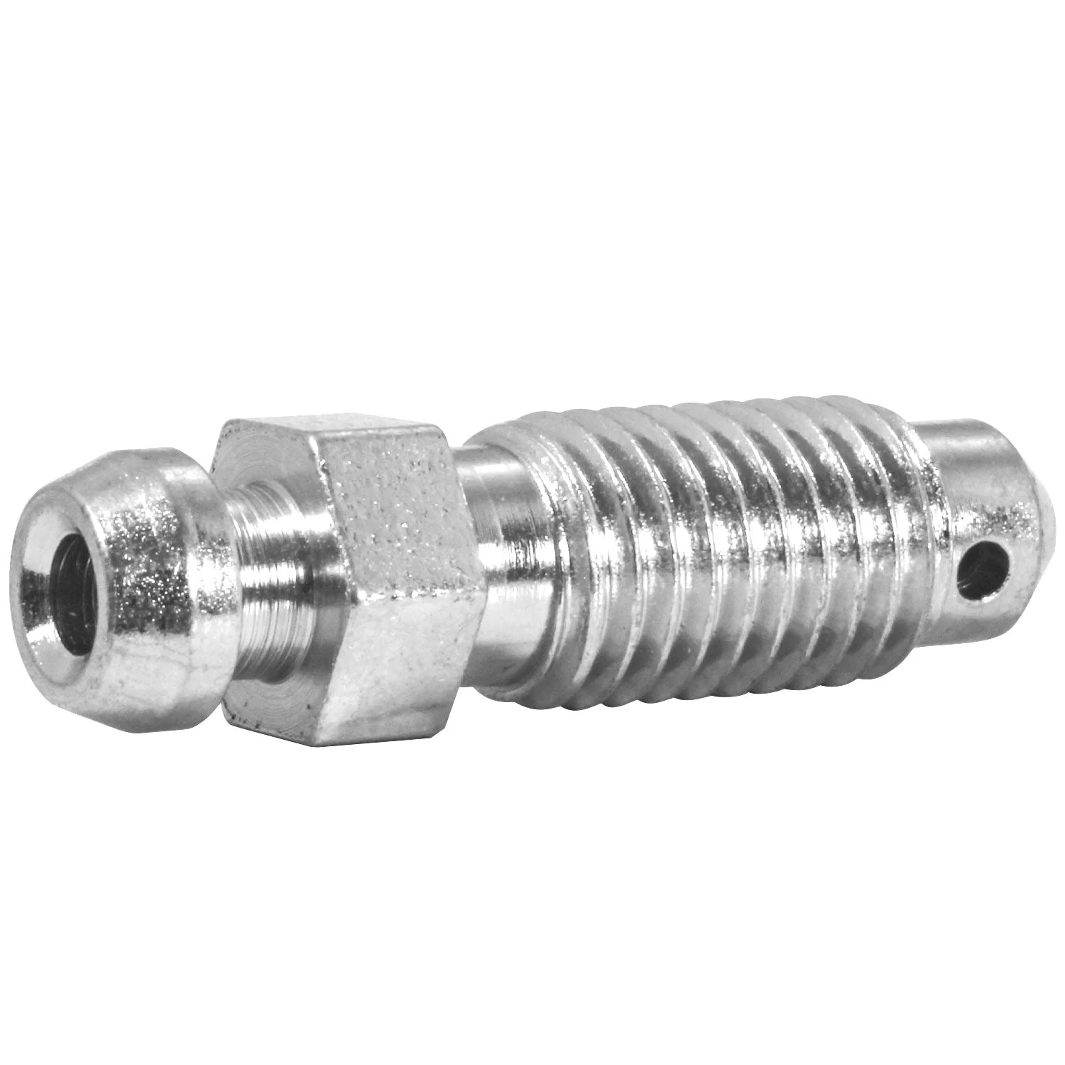 1/4-28 Stainless Steel Brake Bleeder Screw – 1/4" Hex, 0.92 – Bag of 1