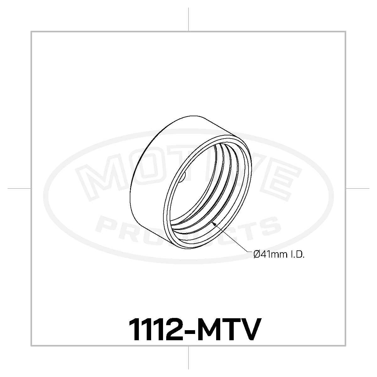 1112 Tilton 45mm Brake Bleeder Adapter – Racing Reservoir - Image 2