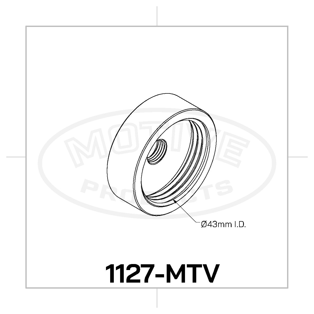 1127 Wilwood 43mm Brake Bleeder Adapter – Motive Power Bleeder - Image 2