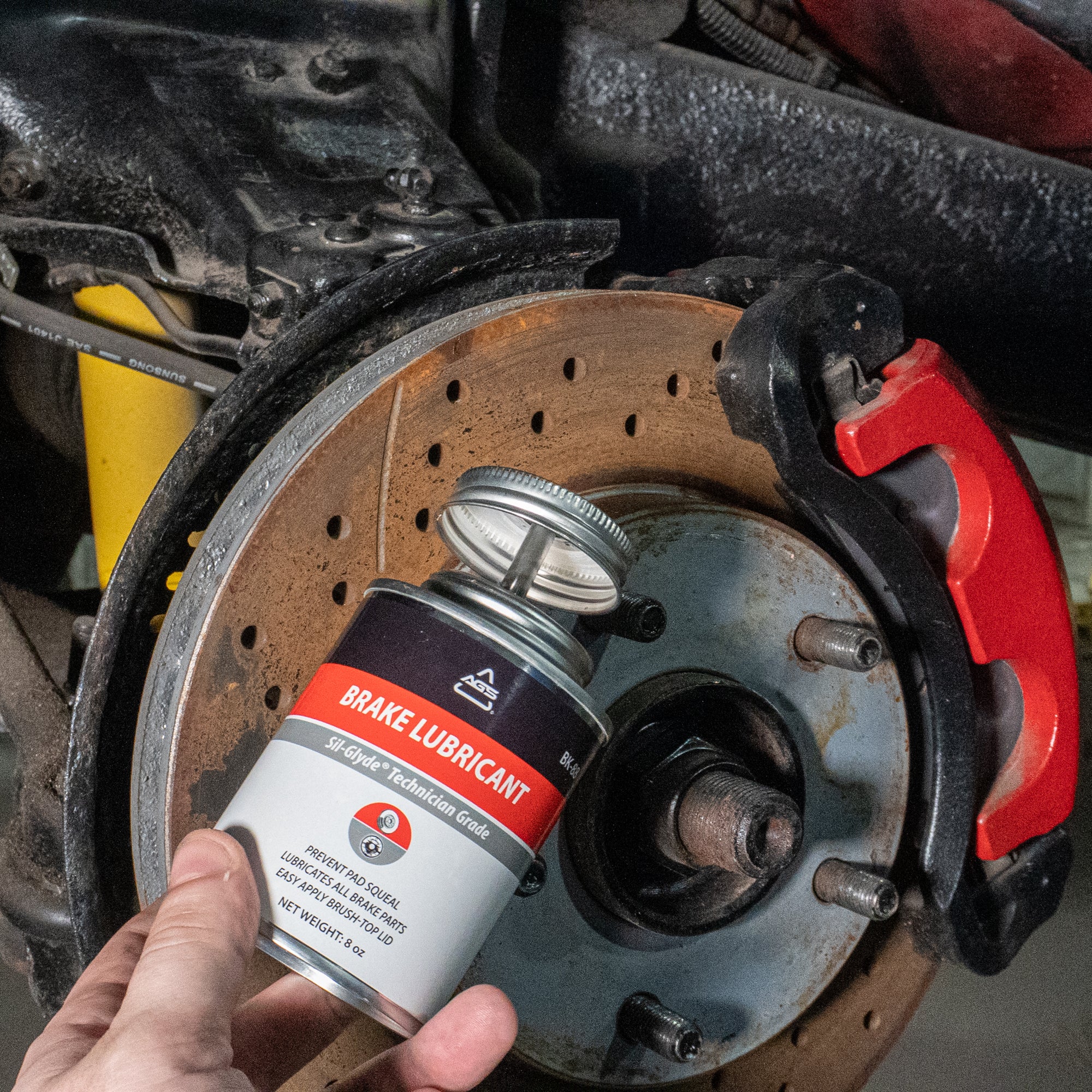Sil-Glyde Technician Grade Brake Lubricant – 8 oz Brush Top - Image 4