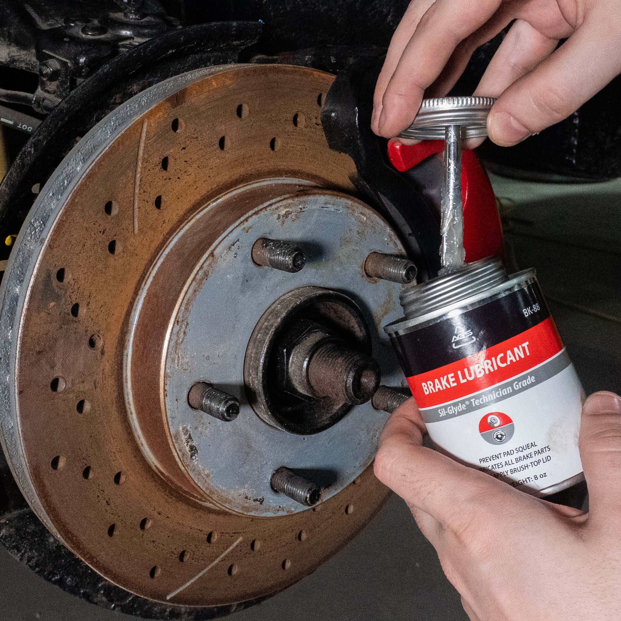 Sil-Glyde Technician Grade Brake Lubricant – 8 oz Brush Top - Image 6